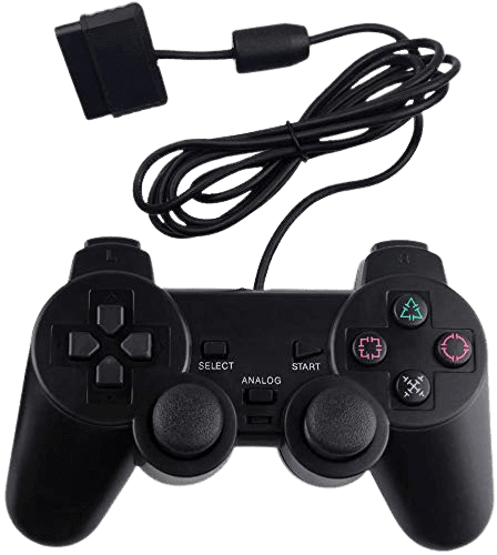 PS2 Wired Dualshock Remote Controller For Playstation-2 Generic