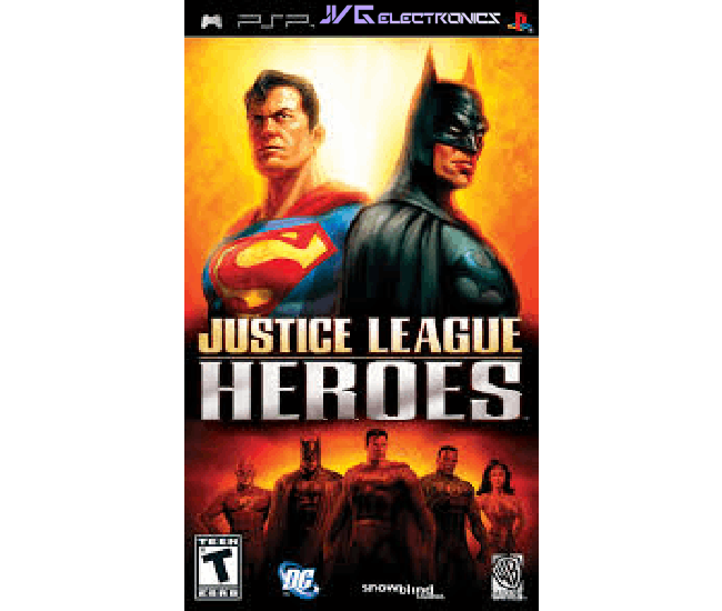 Justice League Heroes ISO file for psp