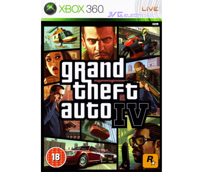 Grand Theft Auto IV game for XBOX 360