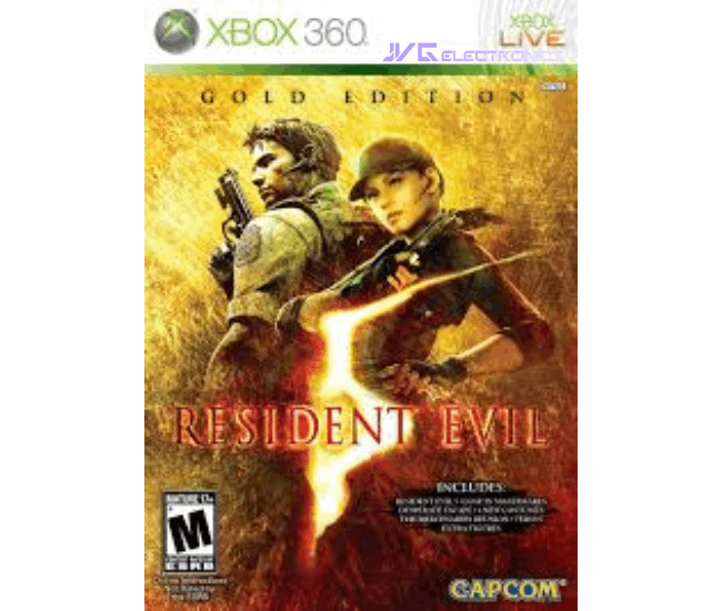 Resident Evil 5 Gold Edition game for XBOX 360